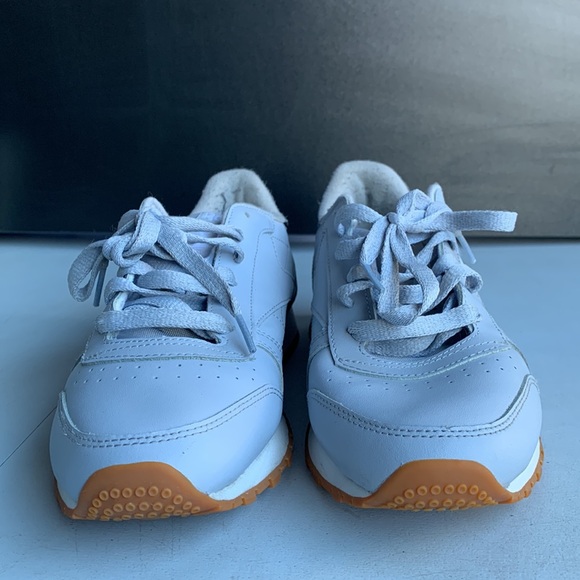 Reebok Classic Leather Women’s Size 9.5 Cold Gray Retro Sneakers Casual Shoes - Picture 11 of 16